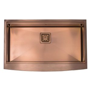 Copper Farmhouse Apron Kitchen Sink SA33COP ACCESSORIES INCLUDED