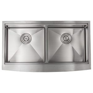 33” 50/50 Stainless Steel Farmhouse Apron Kitchen Sink SA5050A ACCESSORIES INCLUDED