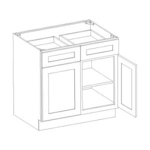 Montgomery Grey Elite Base Cabinet 42"