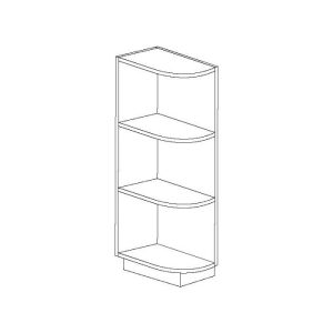 Base End Shelf Cabinet 24" Right