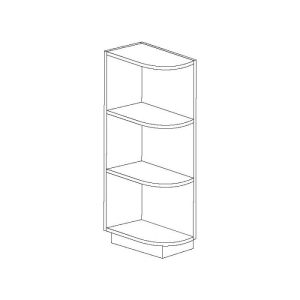 Base End Shelf Cabinet 24" Right