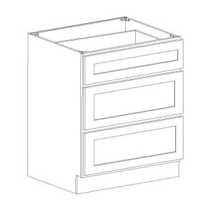 DB24-3 - 3 Drawer Base Cabinet 24"