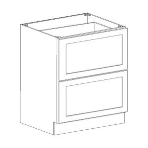 DB36-2 - 2 Drawer Base Cabinet 36"