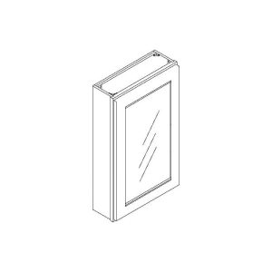 Double Door Mirror Medicine Cabinet 24"