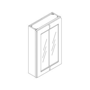 Double Door Mirror Medicine Cabinet 24"