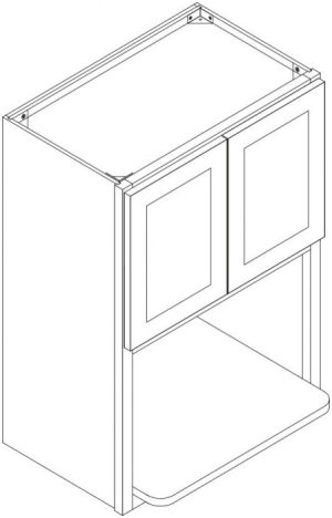 MO3042 - Wall Microwave Cabinet 30" x 42"