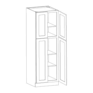 Montgomery Grey Elite Utility Cabinet 30"W x 90"H