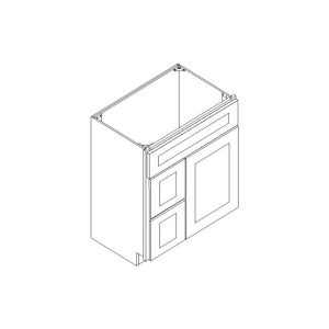 Vanity Sink Base Drawer Right Cabinet 30"