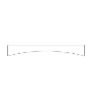 Vanderbilt Driftwood Grey Arched Valance 60"W
