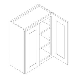 Vanderbilt Driftwood Grey Wall Cabinet 24"W x 30"H