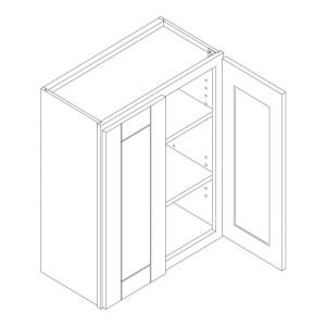 Vanderbilt Driftwood Grey Wall Cabinet 27"W x 30"H