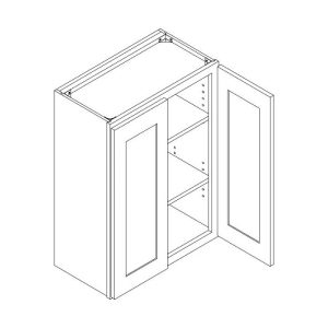 Montgomery Grey Elite Wall Cabinet 30"W x 36"H