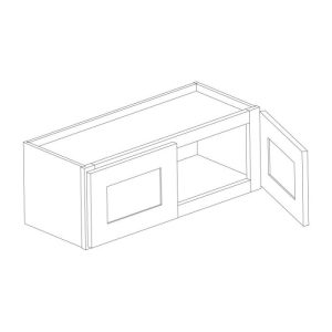 Vanderbilt Driftwood Grey Wall Cabinet 36"W x 15"H