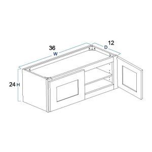 Wall Cabinet 36" x 24"