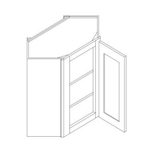 WDC2430 - Wall Diagonal Corner Cabinet 24" x 30"