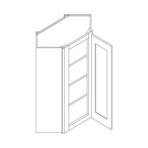 WDC2442 - Wall Diagonal Corner Cabinet 24" x 42"