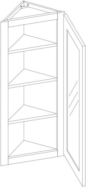 Angle Wall Glass Door