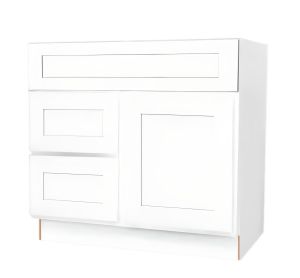 March Vanity Sink Base Drawer Cabinet 30" Left