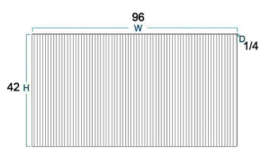March Bead Board Plywood Panel 96"
