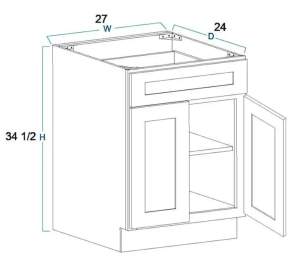 Brookes Base Cabinet 27"
